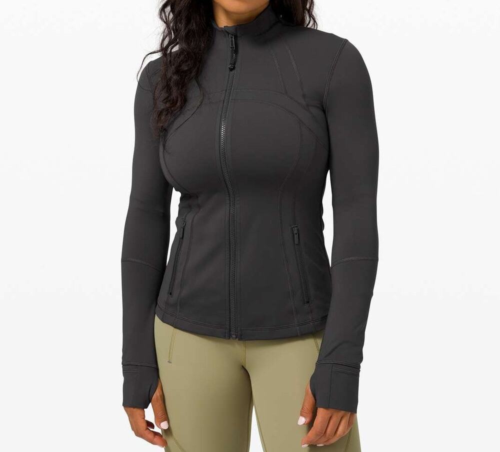 Lululemon Define Jacket Graphite Grey Dark Gray Luon Full Zip Athletic Size 6